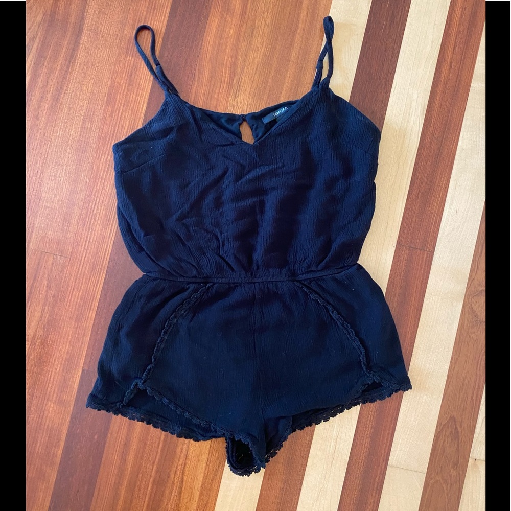 Forever 21 black romper small